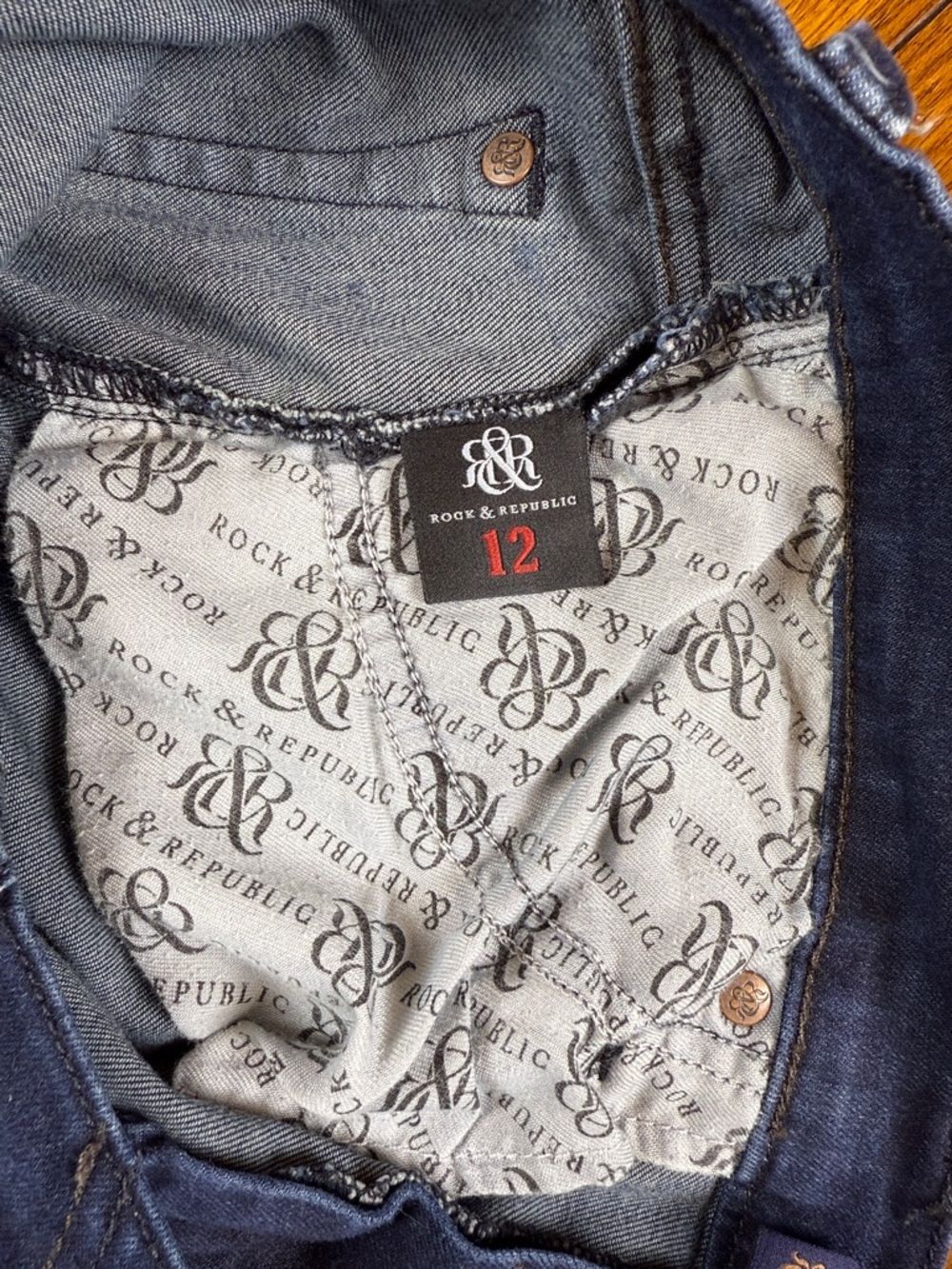 Rock & Republic Bootcut Denim Size 12 - Picture 4 of 6